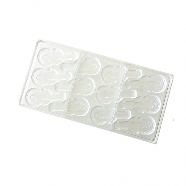 Поликарбонатная форма для шоколада 275*135*24 мм | Скрипка мод.2021