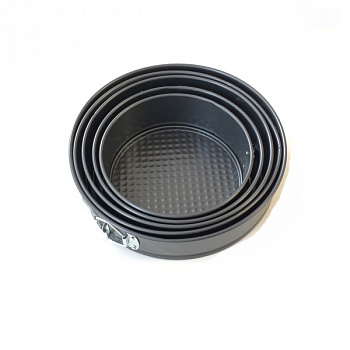 Форма для выпечки металлическая разъёмная антипригарная | Кольцо набор 6 шт: Ø 18-28 см, высота 7 см