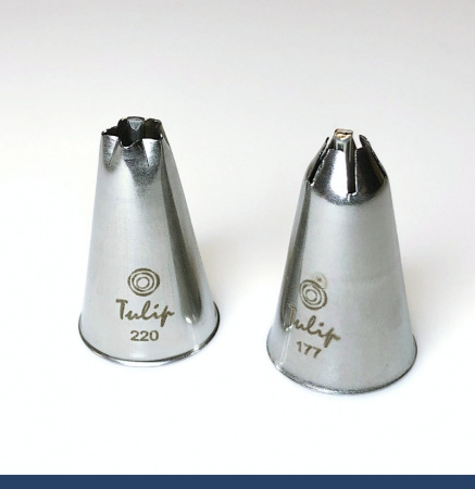 Кондитерская насадка 177 Tulip звезда закрытый центр сирень
