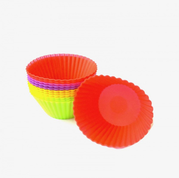 Форма для выпечки Капкейков силиконовая Ø 4.5 высота 3.5 см | набор 12 шт