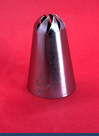 Кондитерская насадка 336 закрытая звезда ∅ 18 мм, 6 косых лучей, Эконом