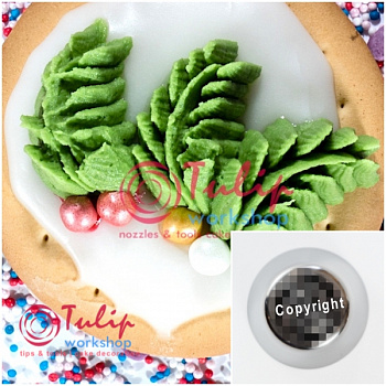 Насадка Ветка Папоротника №122 | L размер (Russian Nozzle #122 - Fern | L size | By Tulip Workshop)