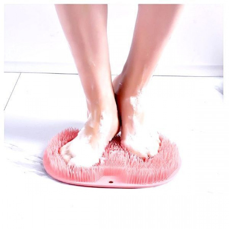 Коврик массажный силиконовый для ванной или душевой 23*23 см