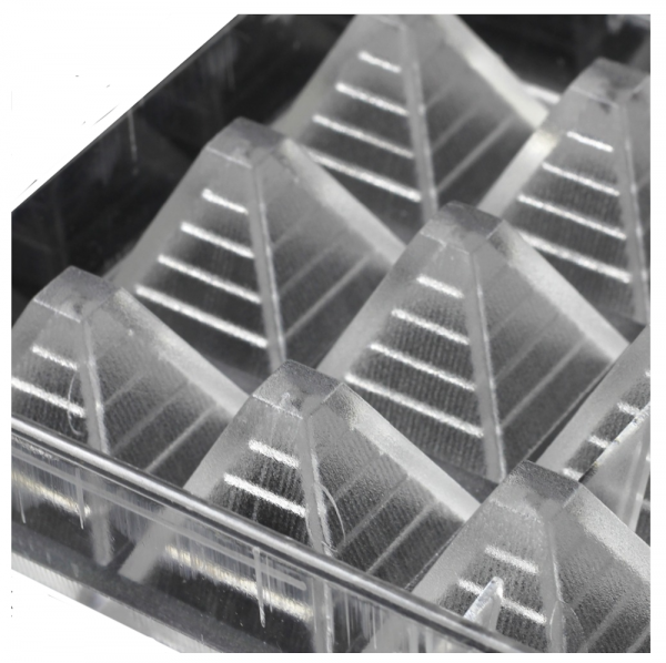 Поликарбонатная форма для шоколада 275*135*24 мм | Пирамида мод.22260 (эконом)