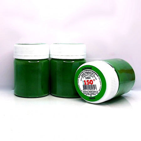 Пищевой краситель сухой ЖИРОрастворимый ЛАК ЗЕЛЁНЫЙ 10 г | 150º Bake!™