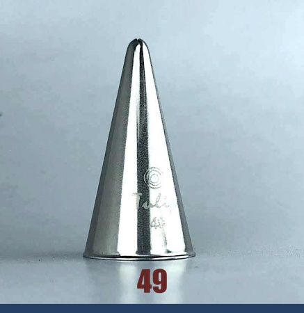 Кондитерская насадка закрытая звезда 49 Tulip™ малый размер (Ø 3.2 мм, 4 луча)