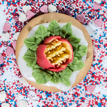 Насадка Малазийский Цветок №211 Полыхающая Роза (XL размер) - Russian Nozzle # 211 - Blaze (XL size)