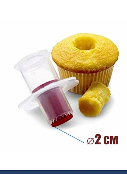 Вырубка-плунжер для капкейков и пончиков 2 см
