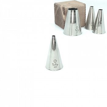 Кондитерская насадка трубочка №800 Tulip™ | d 4 mm