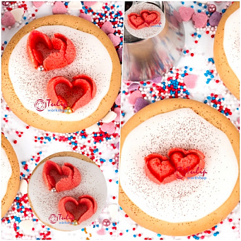 Набор 4 кондитерские насадки Сердца | размер L и XL