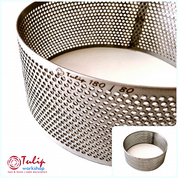 Формы для выпечки нерж.сталь перфорир.| Кольцо (высота 8 см, Ø 14-30 см)