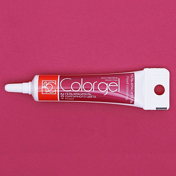 Краситель пищевой гелевый Colorgel: Porpora (Пурпурный) | 20-100 гр
