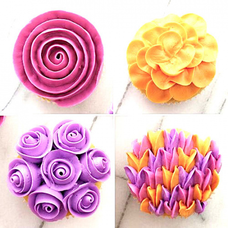 Кондитерская насадка 102 Tulip прорезь 9 мм, лепесток прямой малый